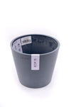 Blue Grey Amsterdam pot on white background