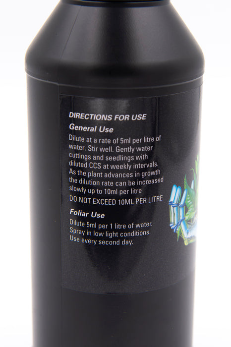Clonex Clone Solution in black plastic bottle directions for use